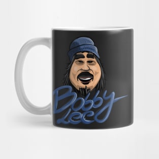 Bobby Lee With Blue Beanie Illustration Mug